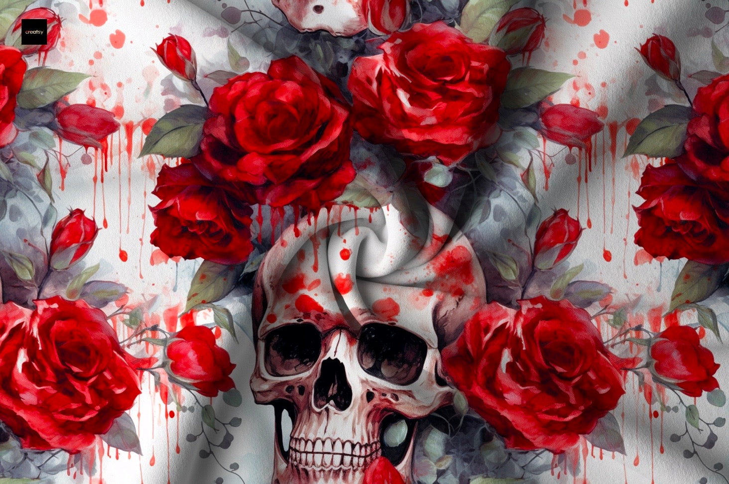 Rosen Totenkopf Halloween